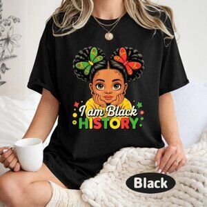 I Am Black History Girl Black History Month Gildan T-Shirt